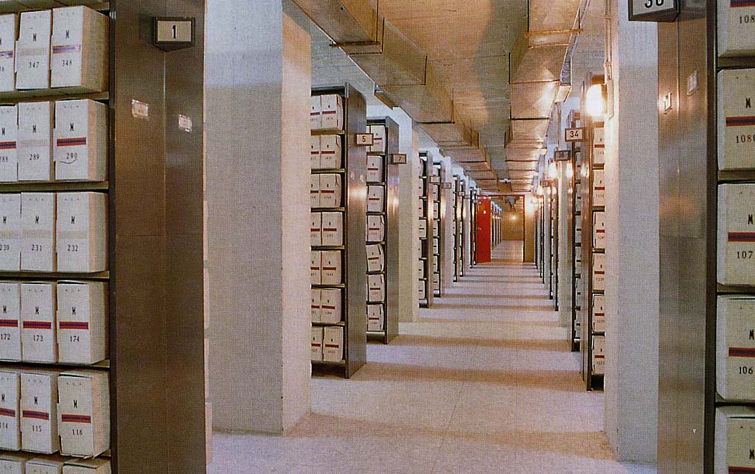 Imágen del interior del Archivo Generalde la Administración