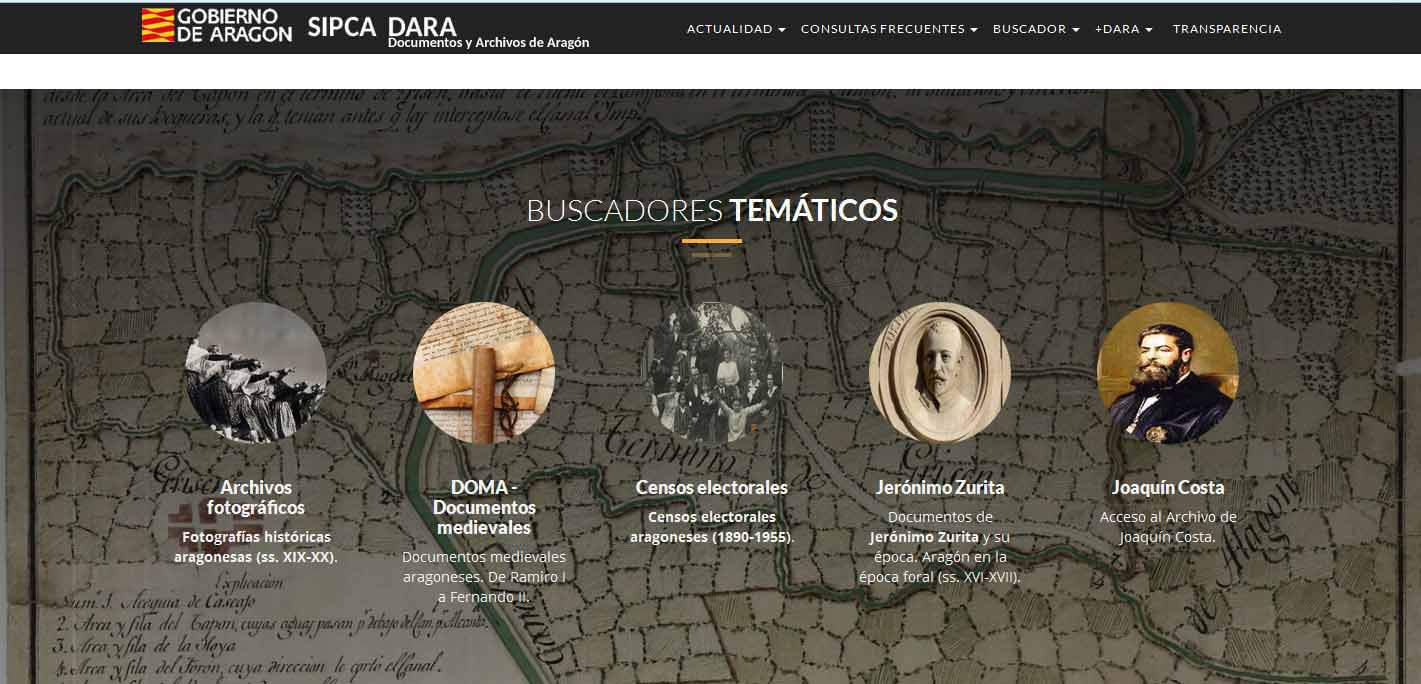 Imagen de Portada de D.A.R.A. Documentos y archivos de la Comunidad de Aragón